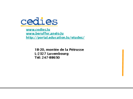 Cedies - présentation standard 2016