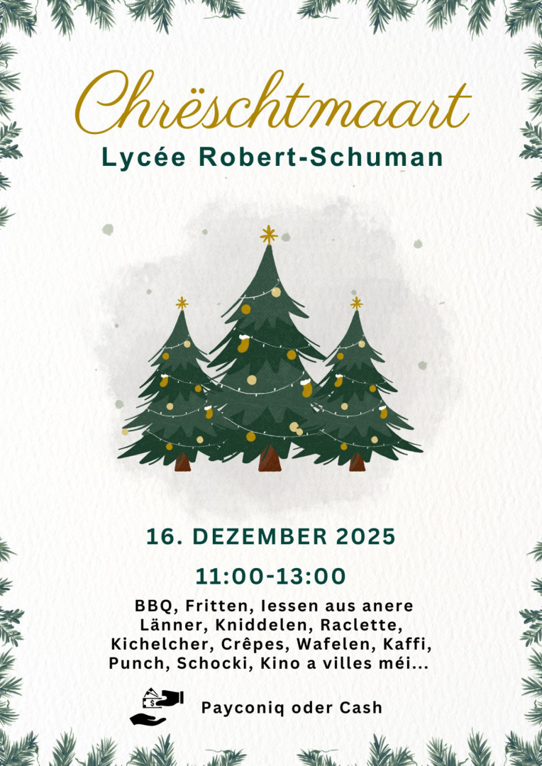 Inviation Marché de Noël Flyer