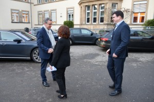 Den Educatiounsminister Claude Meisch op Besuch am LRSL