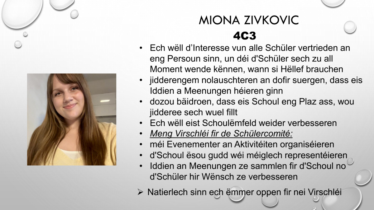 Schülercomité 8-1