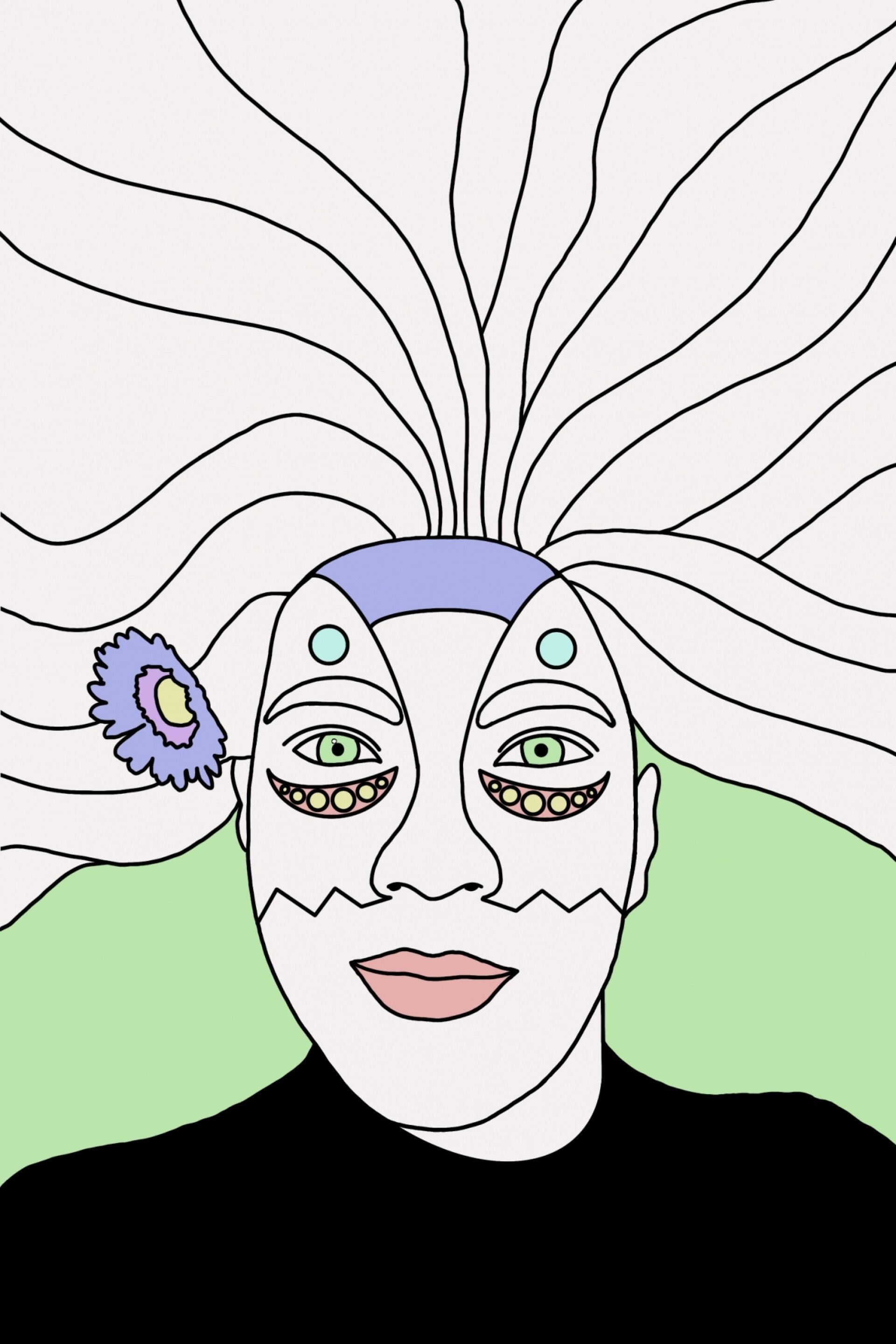 Mustergesichter nach David Gomez Maestre - Procreate 6C3