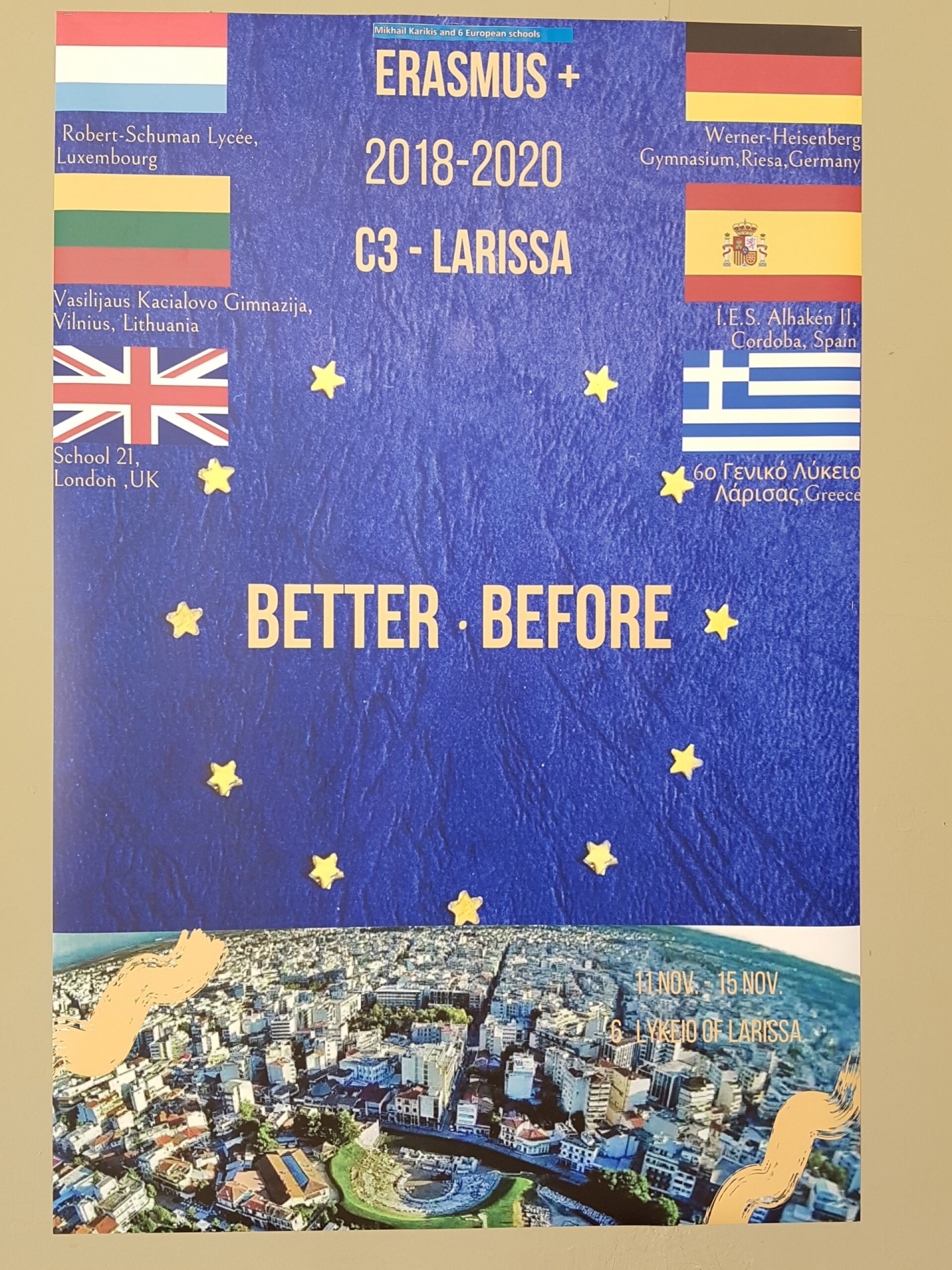 Projet Erasmus+ - Larissa